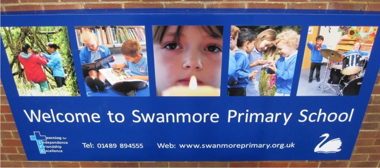 box tray school signage